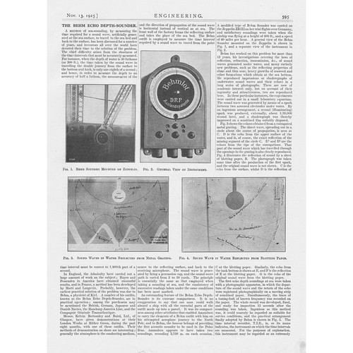 The behm echo - behm, sounder