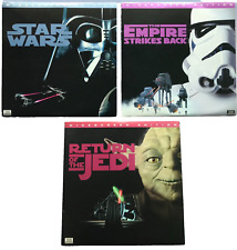 Star Wars Trilogy Laserdisc, 1997 Lot Empire Strikes Back, Return of the Jedi