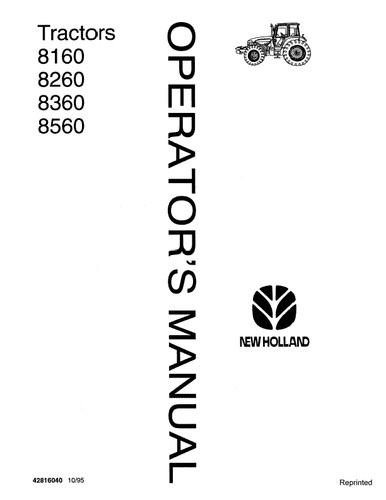 Ford new holland - ford, 8160