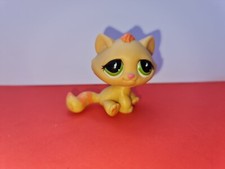 Authentic Littlest Pet Shop #706/791 Tabby Kitten Cat Green Eyes LPS