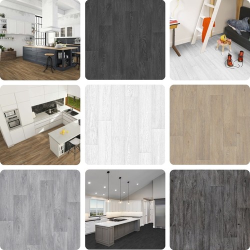 Vinyl flooring lino plank - lino, oak
