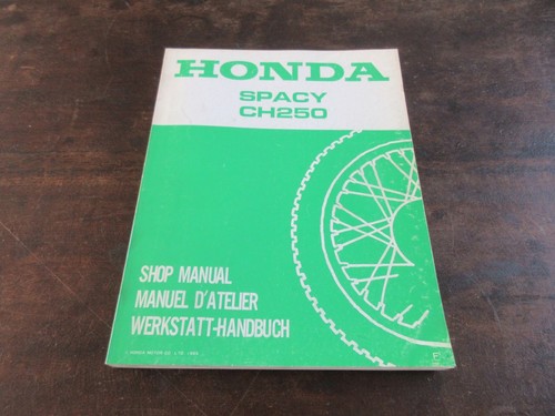 Honda spacy ch250 shop service - spacy,