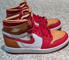 Nike Air Jordan 1 Zoom CMFT Fire Red Hot Curry UK 8.5 EU 43