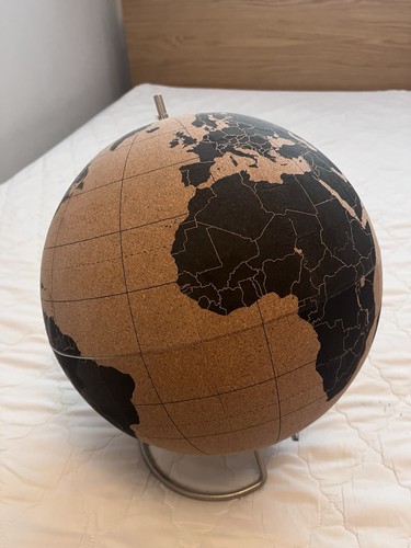 Educational cork world globe - educational,