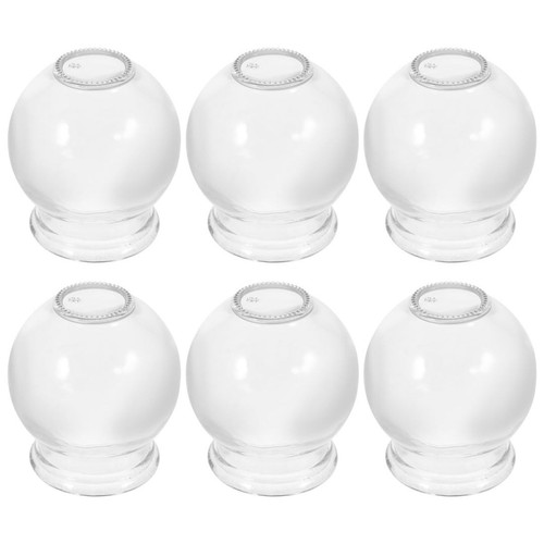 Glass cupping therapy set - set, 6pcs