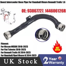 Boost Intercooler Hose Pipe For Vauxhall Vivaro Renault Trafic 1.6 93867727^