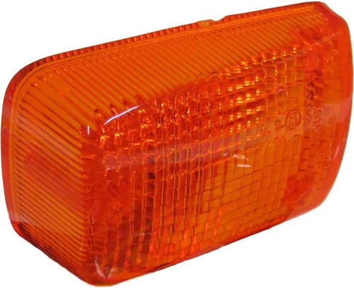 Indicator lens rear amber - lens, r/h