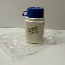 Thermos Roughneck UNUSED 1980s Flask Bottle 0.26l Camping Picnic Festival Drink