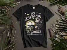 Disney Jack Skellington Portrait T-shirt T shirt Men Women Unisex Tshirt K216