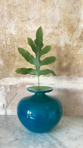 Turquoise mdina blown - turquoise,