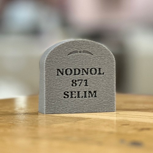 Textured finish nodnol - textured, sign