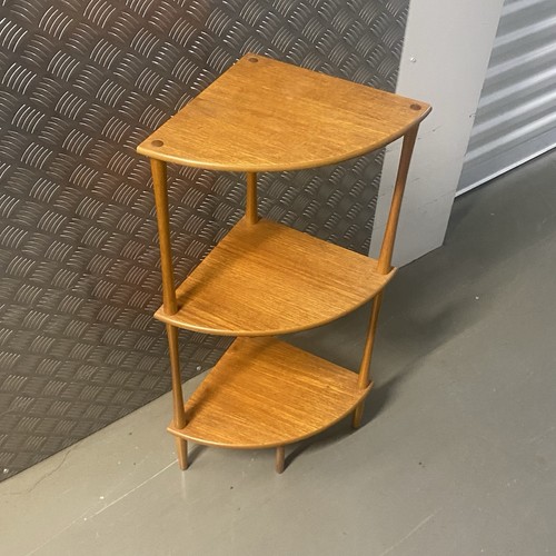 Vintage mcm teak - wood, corner