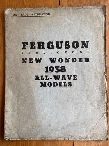 Ferguson studiotone new wonder - new,