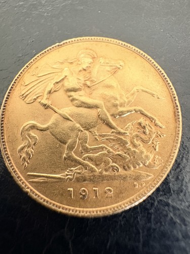 Gold half sovereign coin - sovereign,