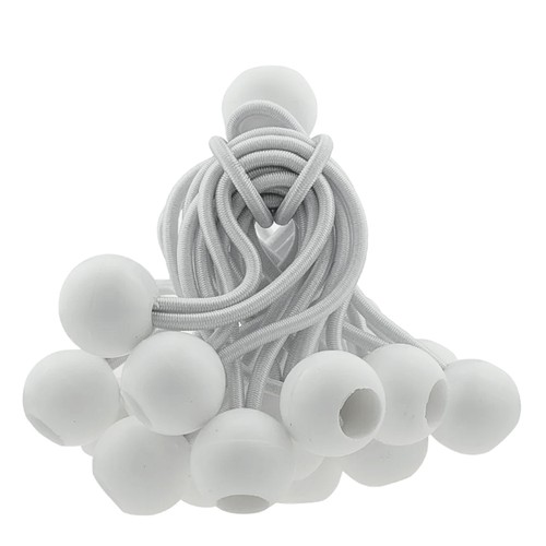 Bungee ball elastic cord white - elastic,