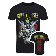 Guns N Roses T-Shirt Not In This Lifetime Pistols GNR Rock Band Black Official