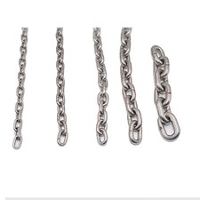 3-10mm Steel Chain Heavy Duty Outdoor Durable Security Links Stainless Steel A2