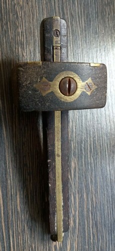 Vintage mortice gauge - , rosewood