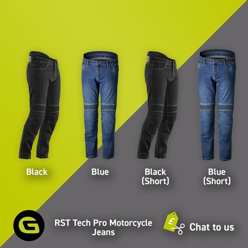 Rst tech pro motorcycle jeans - rst,