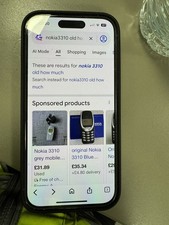 Nokia 3310 Grey Mobile Phone Unlocked Fully Working New Battery Retro Vintage