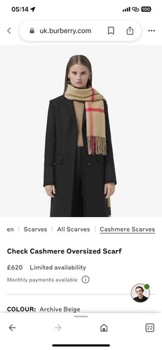 Burberry large mega classic - large,