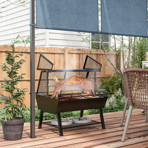 Charcoal barbecue - charcoal,