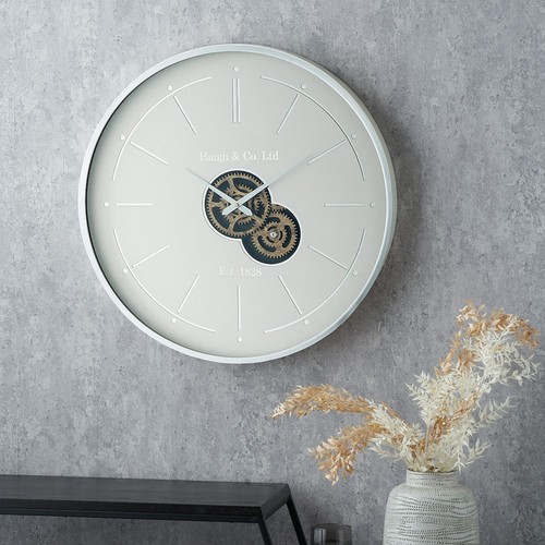 Round wall clock ivory - round,