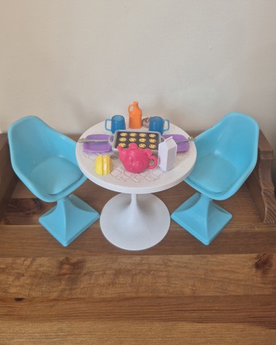 Barbie dining set with - dining,