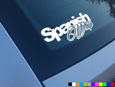SPANISH WHIP CAR STICKERS