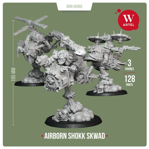 Airborn shokk skwad orks - skwad,