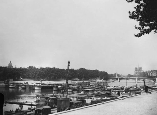 Barge blockade seine - blockade, at