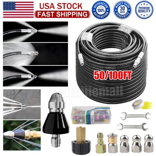 100ft sewer jetter - jetter, kit
