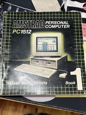 AMSTRAD Personal Computer PC 1512  User Instructions Book 1 Manual Vintage