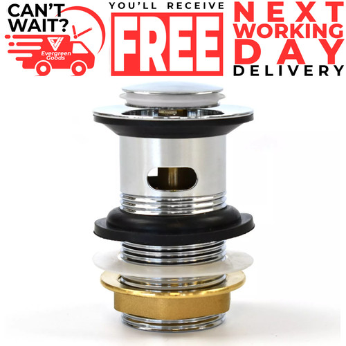 Quality slotted chrome click - chrome,