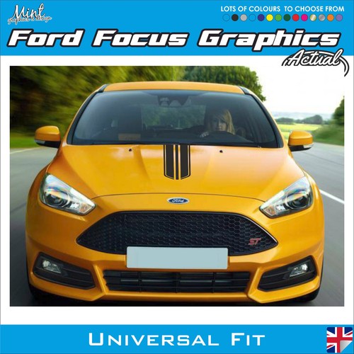 Ford focus bonnet hood stripes - focus,
