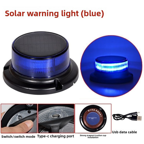 Solar strobe warning light - strobe,