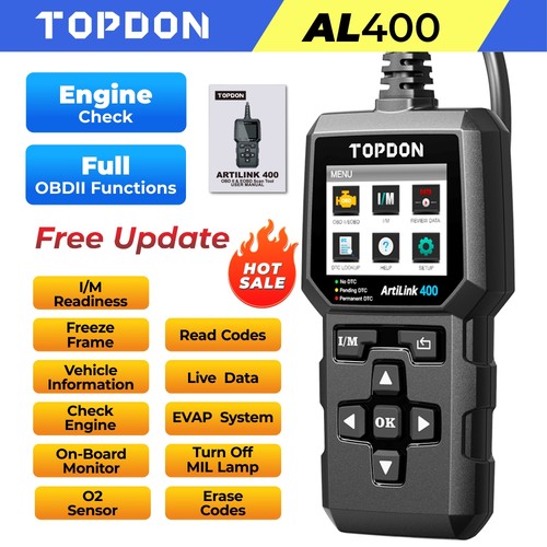 Topdon obd2 scanner - topdon, car