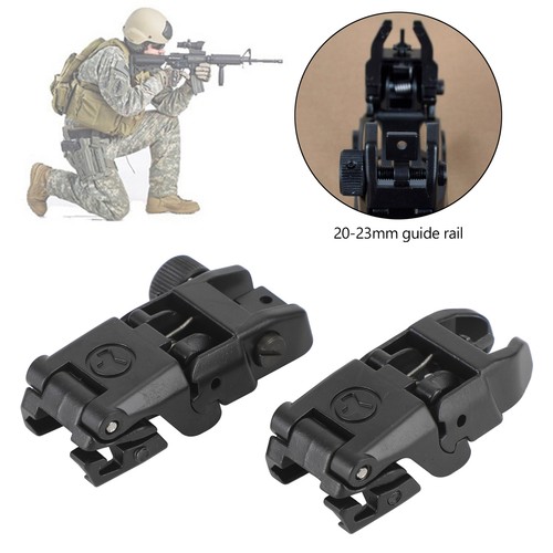 Folding flip iron sight - up,
