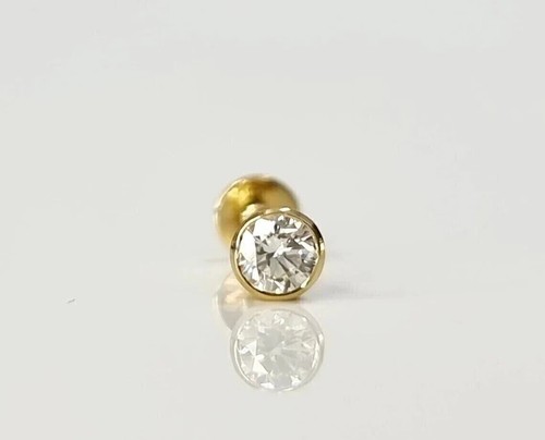 Solitaire diamond nose - diamond, pin