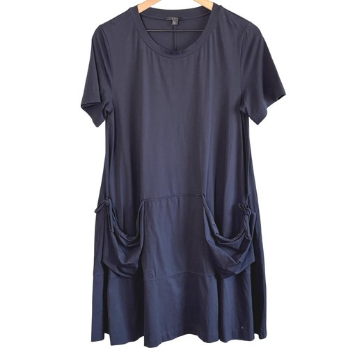 Cos navy blue line shirt - cos, t-shirt