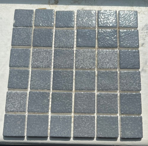 Grey mosaic tiles - mosaic, 25mm