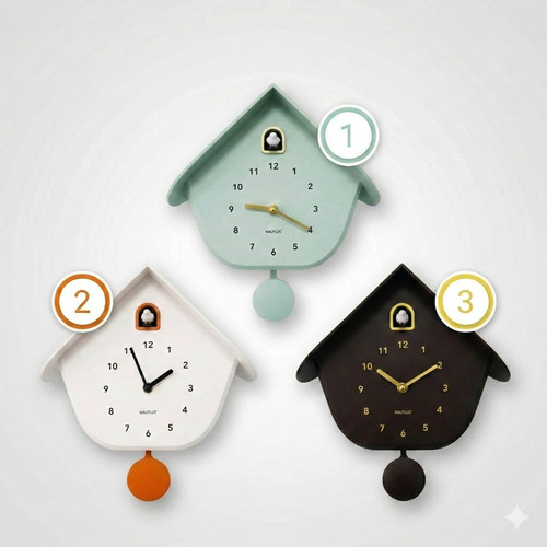 Walplus cuckoo wall - walplus, clock