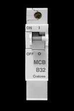 CRABTREE 32 AMP CURVE B M6 MCB