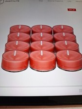 Partylite APPLE CHAI Pack Of 12 Tealight Candles In A Box. BNIB.