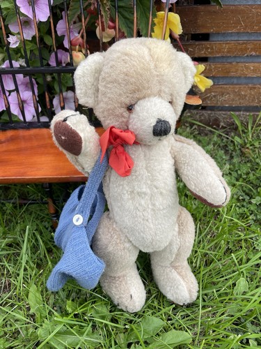 Teddy bear old antique - antique, chad