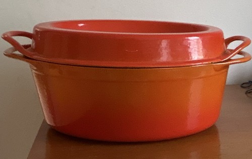 Vintage creuset doufeu oval - vintage, le