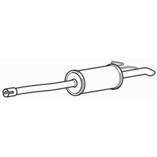 Rear Exhaust Silencer Box & Tail Pipe for Ford Transit TDCi 125 2.2 2014-2017