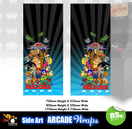 Multicade blue arcade side - arcade,