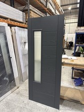 80x32” 45mm Anthracite Grey Grp External Composite Double Glaze