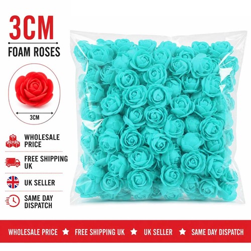 3cm foam roses artificial - foam, pe
